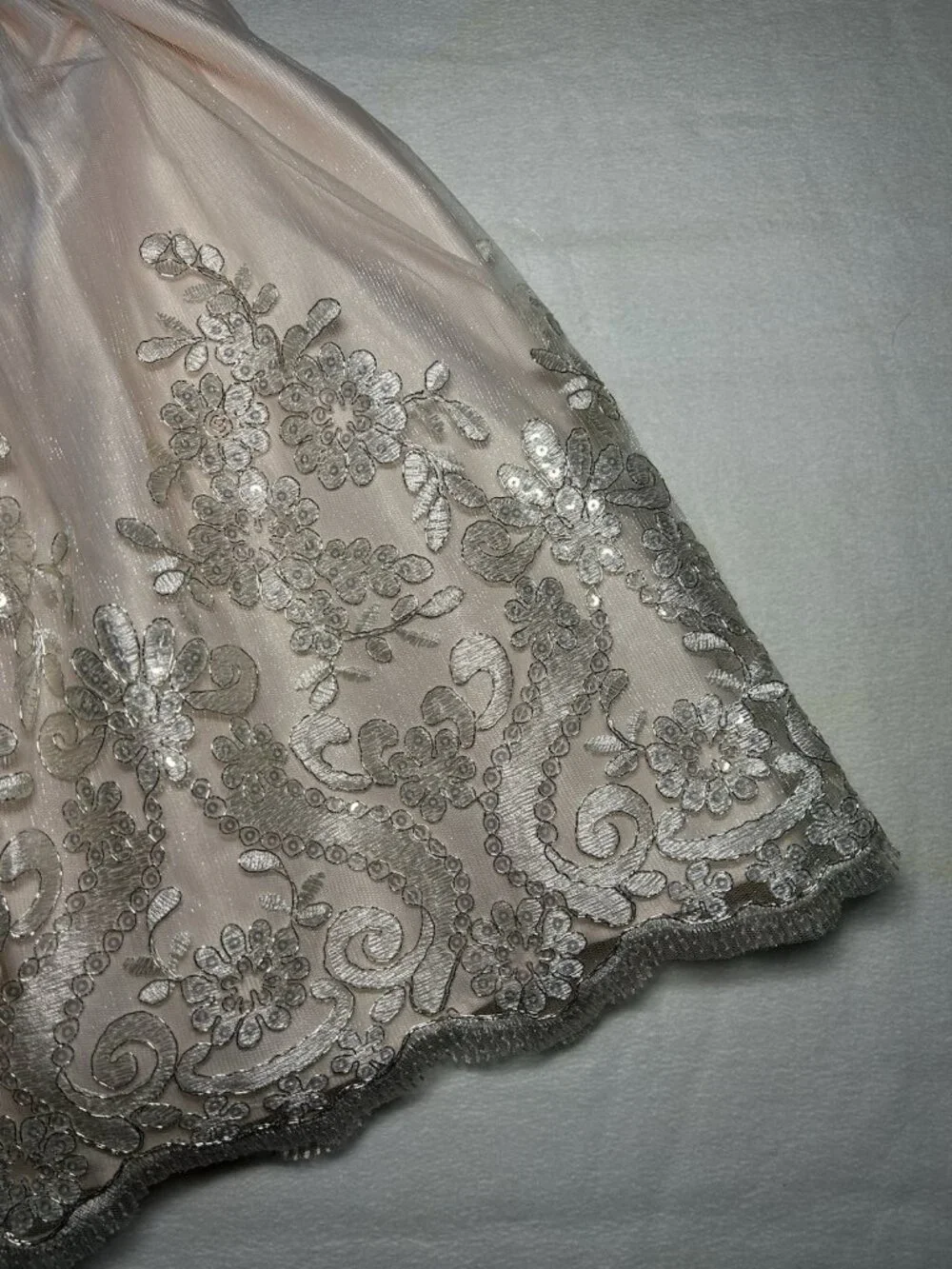 American Princess Light Pink Lace Dress Size 5